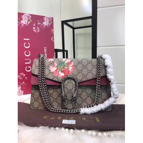 Gucci GG Dionysus Blooms print shoulder bag